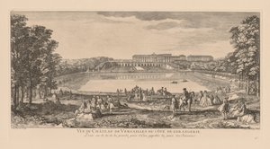 View of the Château de Versailles, from the Orangerie Side, Taken Beyond the Swiss Water Piece by Jacques Rigaud