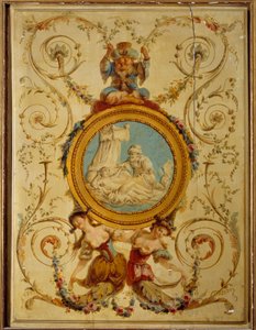 Decorative panel of the Turkish cabinet of the Count of Artois in Versailles