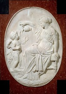 Monument to the Heart of Louis XIII: The Four Cardinal Virtues. Temperance by Jacques Sarazin
