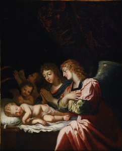 The Adoration of the Angels by Jacques Stella