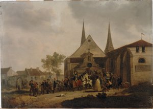 Pillage of a church during the Revolution (circa 1793)