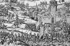 Capture of Montbrison by Francois de Beaumont, Baron of Adrets