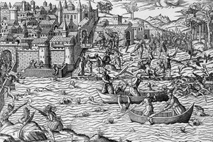 Massacre of Tours by Jacques Tortorel