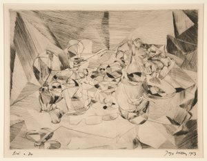 The Set Table by Jacques Villon