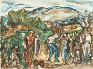Harvesting Figures by Jacques Villon
