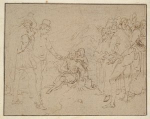 Job on a Dunghill, Tried by his Friends