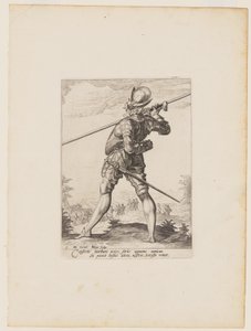 Pikeman, from Officers and Soldiers of the Bodyguard of Emperor Rudolph II