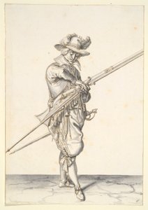 Soldier Preparing to Fire a Musket