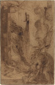 Witchcraft Scene with a Vampire