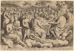 Banquet of the Gods at the Wedding of Peleus and Thetis by Jacques de Gheyn II, after Crispen van den Broecke