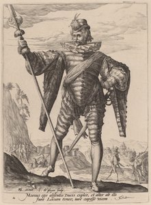 Lieutenant-Colonel by Jacques de Gheyn II after Hendrik Goltzius