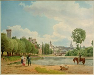 View of Cieszyn by Jakob Alt
