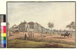 The Auersperg Palace on the Josefstadt Glacis by Jakob Alt