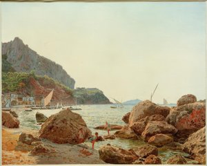 The Great Marine on the Island of Capri by Jakob Alt