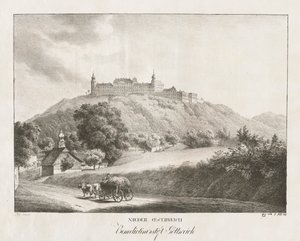 Nieder-oesterreich, Benedictinerstift Gottereich, 1819 by Jakob Alt