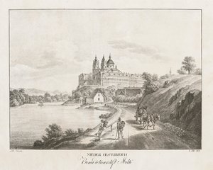 Nieder-oesterreich, Benedictinerstift Melk by Jakob Alt