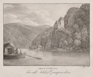 Lower Austria, The Old Grempenstein Castle by Jakob Alt