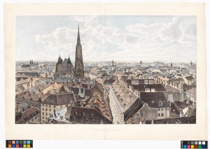 Panorama of Vienna Facing East from St. Peter