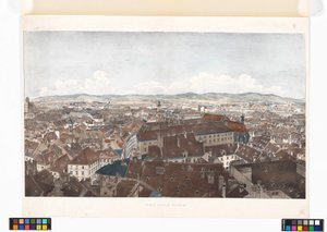 Panorama of Vienna towards the West, from St. Peter
