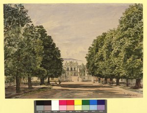 Hetzendorf Castle by Jakob Alt