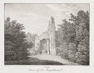 Hungary, Ruins on Margaret Island