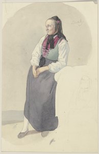Hessian Farmwoman by Jakob Becker