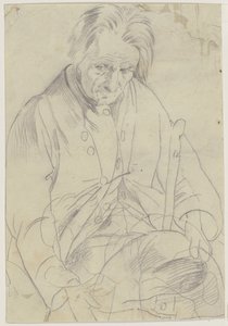 Old farmer by Jakob Becker