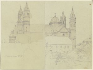 Worms Cathedral by Jakob Becker
