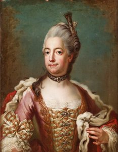 Louisa Ulrika of Prussia 1720-1782 by Jakob Björk