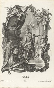 Rocaille with the Personification of the Continent Asia