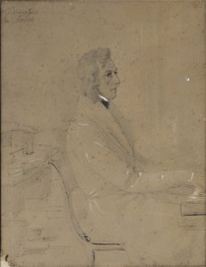 Frédéric Chopin at piano by Jakob Götzenberger