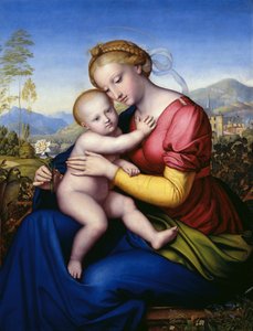 Madonna with Child and Parrot