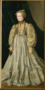 Archduchess Anna, Daughter of King Ferdinand and His Wife, Anna of Hungary, Married Albrecht of Bavaria by Jakob Seisenegger