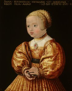Portrait of Anna of Austria Aged Two
