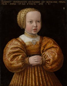 Portrait of Elisabeth of Austria Aged Four