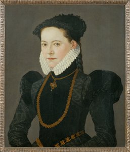 Portrait of the Daughter of Count Friedrich of Oettingen by Jakob Seisenegger