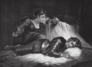 Jael and Sisera, Judges, Ch 4, v 17, 22 by James (after) Northcote