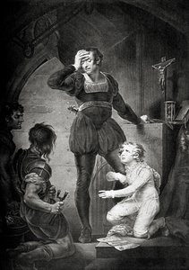 King John. Act IV, Scene I: Hubert with Arthur in the Prison