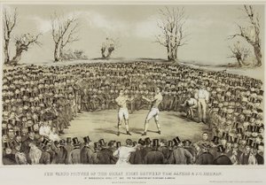 The Great Fight Between Tom Sayers and J.C. Heenen at Farnborough