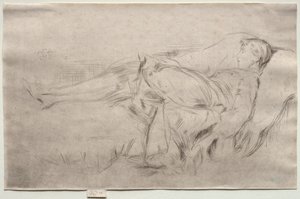 A Child on a Couch, No. 2 by James Abbott McNeill Whistler