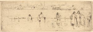 A Sketch on the Embankment, c. 1884-1886