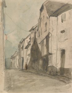 A Street at Saverne by James Abbott McNeill Whistler