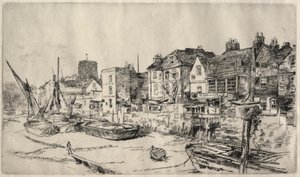 Adam and Eve Tavern, Old Chelsea by James Abbott McNeill Whistler