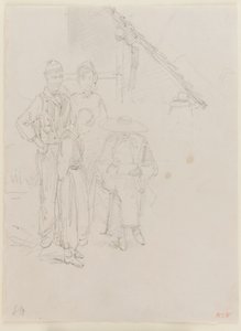 An Artist Sketching, 1858 by James Abbott McNeill Whistler