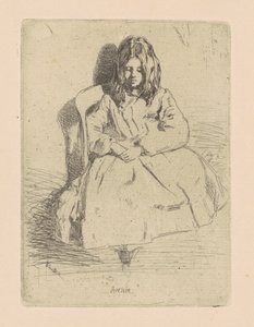 Annie, Seated, 1858-1859 by James Abbott McNeill Whistler