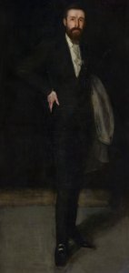 Arrangement in Black: Portrait of F. R. Leyland by James Abbott McNeill Whistler