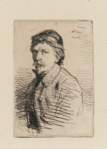 Auguste Delatre by James Abbott McNeill Whistler