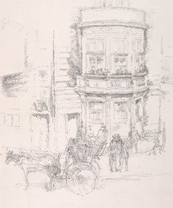 Back of The Gaiety Theatre by James Abbott McNeill Whistler