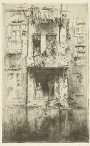 Balcony of a House in Amsterdam by James Abbott McNeill Whistler