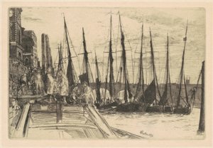 Billingsgate by James Abbott McNeill Whistler